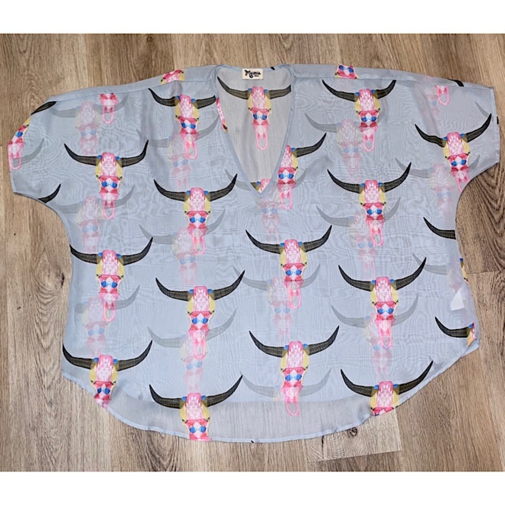 SMYM • EUC - Shook Tunic, Lite Bright Bull - small